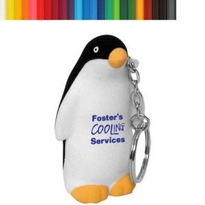 Cute Penguin PU Stress Reliever Key Chain
