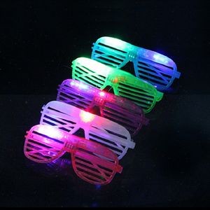 Custom LED Flashing Shutter Party Glasses