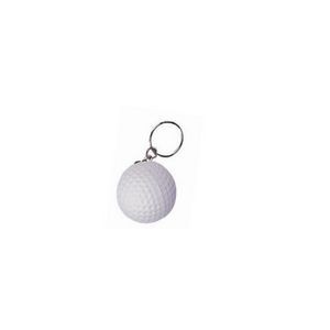 Golf Ball Stress Toy Key Ring