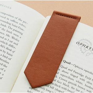PU Leather Bookmarks Page Clip Fun Book Marks for Reading