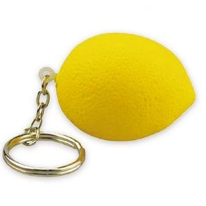 Lemon Shape Stress Reliever Key Chain