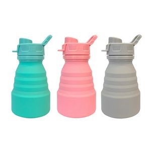 Collapsible Silicone Sport Bottle 17oz