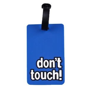 Don't Touch! PVC Soft Luggage Tag-Customizable