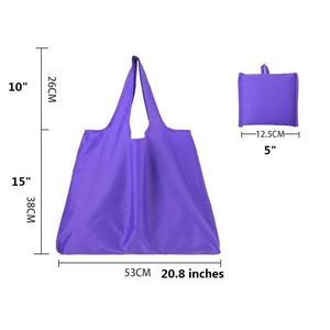 Polyester Twister Folding Tote Bag Recycled Foldaway