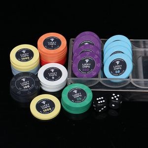 Customized Diamond Style Ceramic Poker Chip