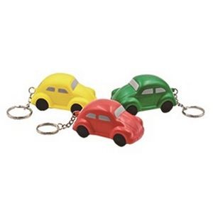 Beetle Shaped Stress Reliever w/Keychain