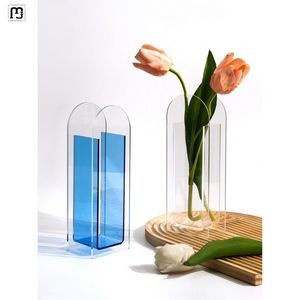 Customized Durable Colorful Acrylic Vase