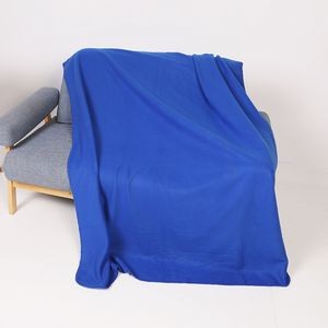 Solid Color Double Sided Fleece Picnic Blanket