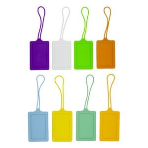 Multicolor Vertical Silicone Card Holder with Lanyard