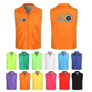 Volunteer Vest with Pockets with Logo