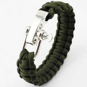Paracord Bracelet w/Metal Closure