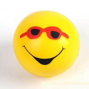 Emoticon With Sunglasses Stress Reliever Ball