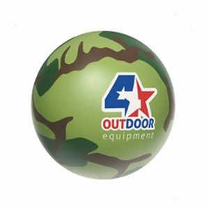 Camouflage Ball Shaped Stress Reliever