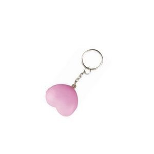 Pink Heart Keyring Stress Reliever
