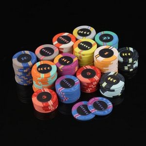 Embossed Ceramic Poker Chip