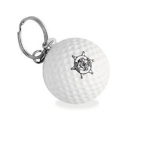 PU Custom Golf Stress Ball Key Chain