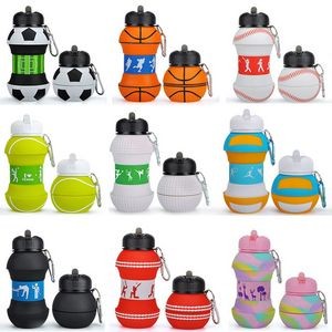 Creative Collapsible Silicone Sport Bottle 19oz