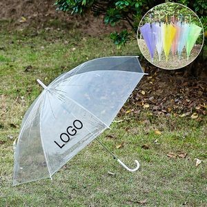 PVC Clear Semi-Auto Open Bubble Umbrella