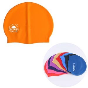 Silicone Swim Cap - Snag Resistant - For Kids & Adults 7 1/2