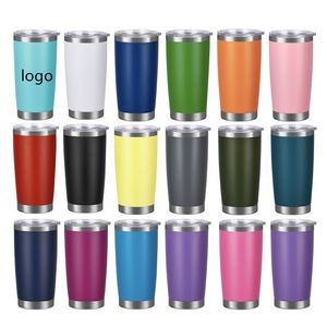 20oz Stainless Steel Tumbler Bulk with Lid