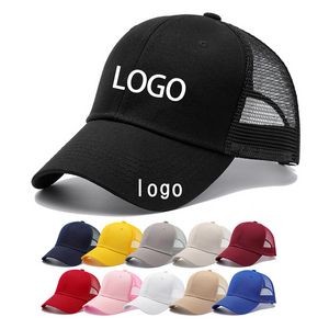 High Quality mesh Panels Golf Baseball Hats Caps