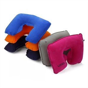 Travel Inflatable Neck Pillow U Rest Air Cushion