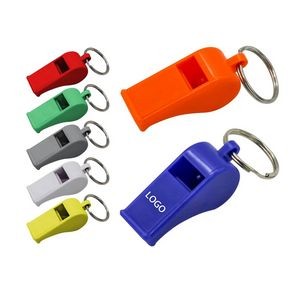 ABS Plastic Whistle Keychain