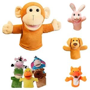 Kids Animal Hand Puppet Set with Working Mouth