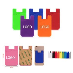 Silicone Card Holder For Mobile Phone