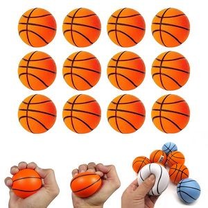 3'' Basketball PU stress relief ball squeeze toy ball