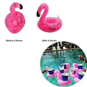 Inflatable Floating Flamingo Drink Holder