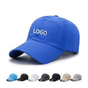 Quick-drying Mesh Solid Color Casual Caps