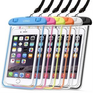 PVC Waterproof Cell Phone Bag with Luminous bar