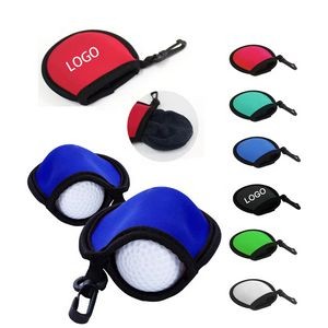 Durable Golf Ball Bag Golf Pouch Holder with Clip