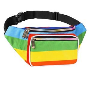 Rainbow Fanny Pack Belt Bag