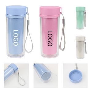 Double-layer Insulated Portable Water Cup