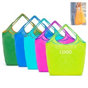 Polyester Portable Shopping Tote Bag