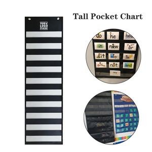 9" Wide X 44" Tall Pocket Chart