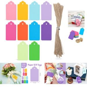 100 PCS Gift Tags with String
