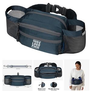 Lumbar Belt With Two Water Bottle Holders