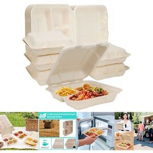 8 Inch Compostable To Go Containers