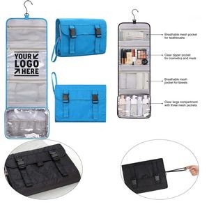 Waterproof Cosmetic Storage Organizer Case Travel Hanging Toiletry Large Capacity Makeup Bag