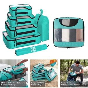 6 Set of Various Colored Packing Cubes
