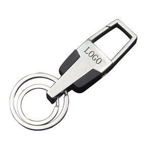 Keychain With 2 Split Key Ring