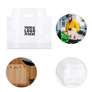 11 x 5 Inches Polythene Transparent Plastic Double Cup Bag
