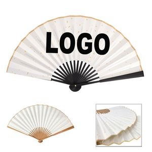 Disposable Paper Bamboo Fan