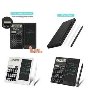 Desktop Calculator with Writing Tablet