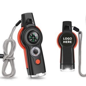 7-in-1 Emergency Survival Function Whistle