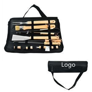 11 Piece Barbeque Set With Carrying Case