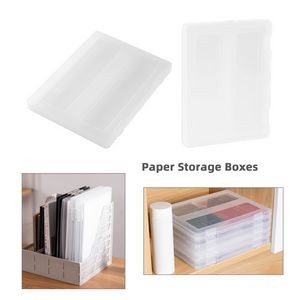 12.52 x 9.45 x 0.94 Inches Plastic Scrapbook Paper Storage Box